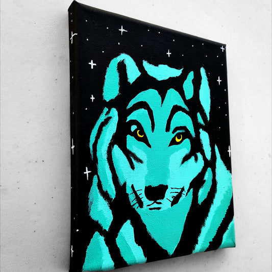 "Howler of the Night" | Traditional mini art