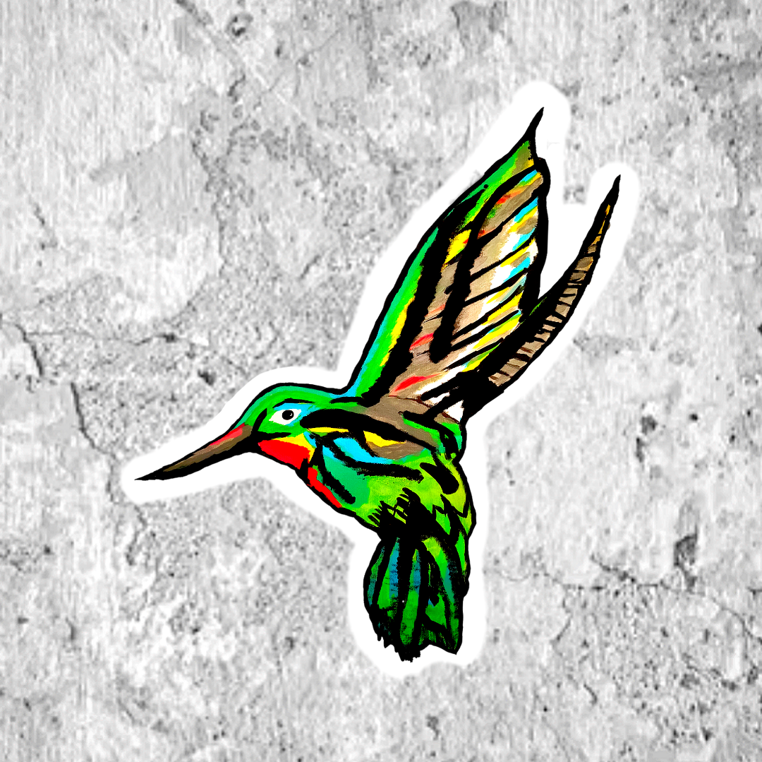 "Colibrí" Mini Sticker (Limited Edition)