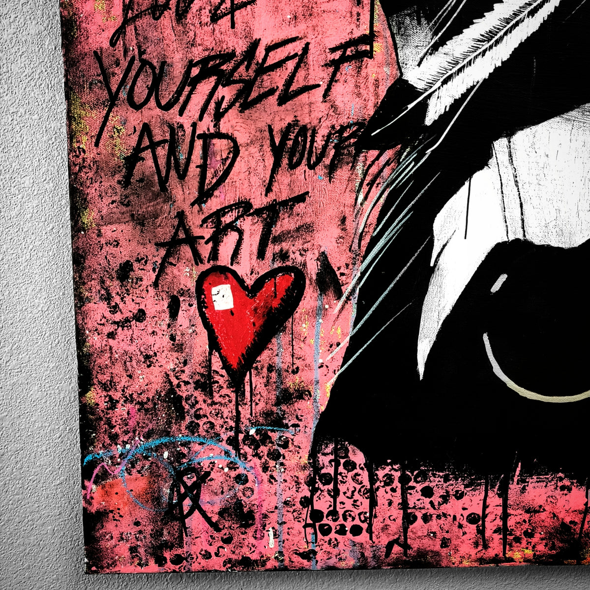 "Something Punk" | Original Punk Art Canvas Painting