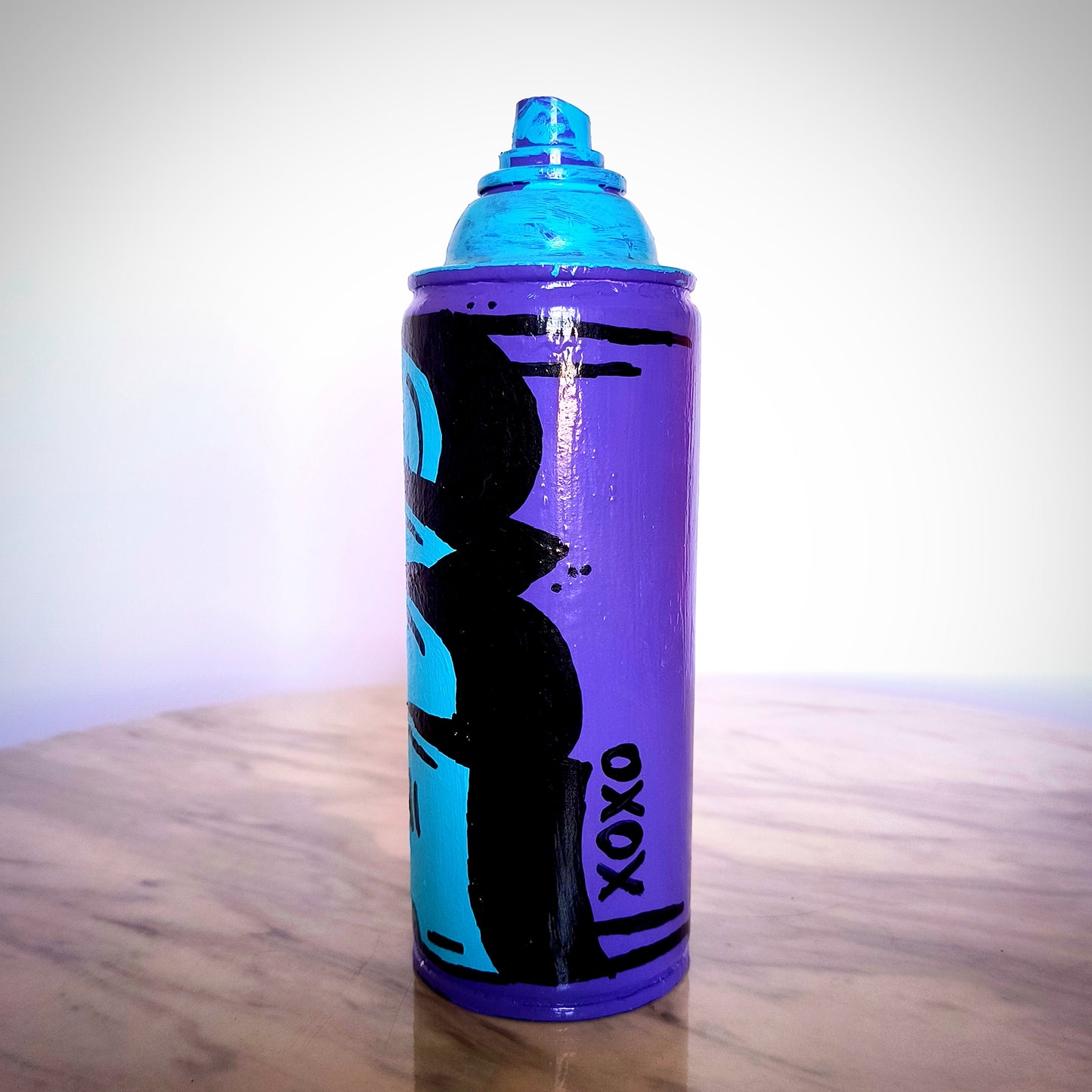 "LOVE" Custom Spray Can (Purple)