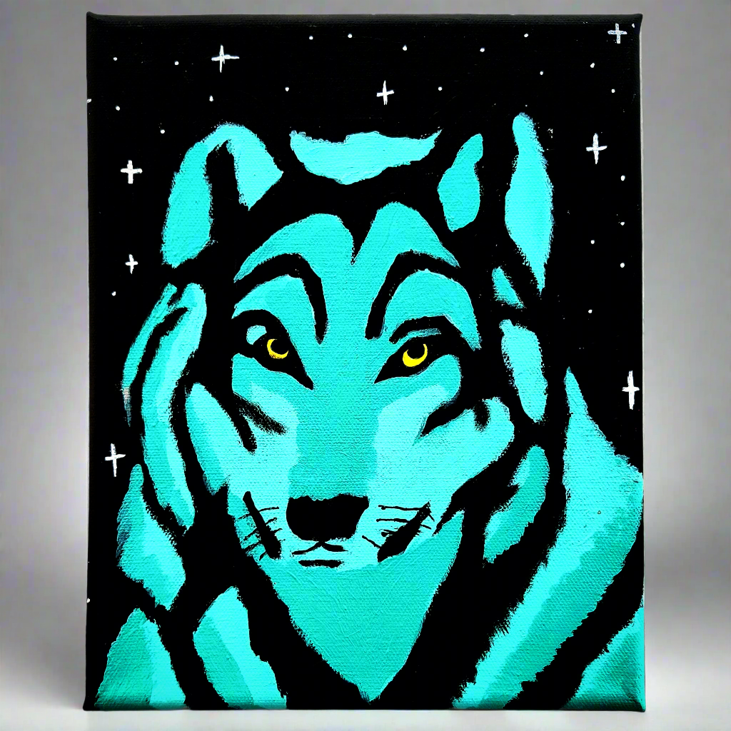 "Howler of the Night" | Traditional mini art