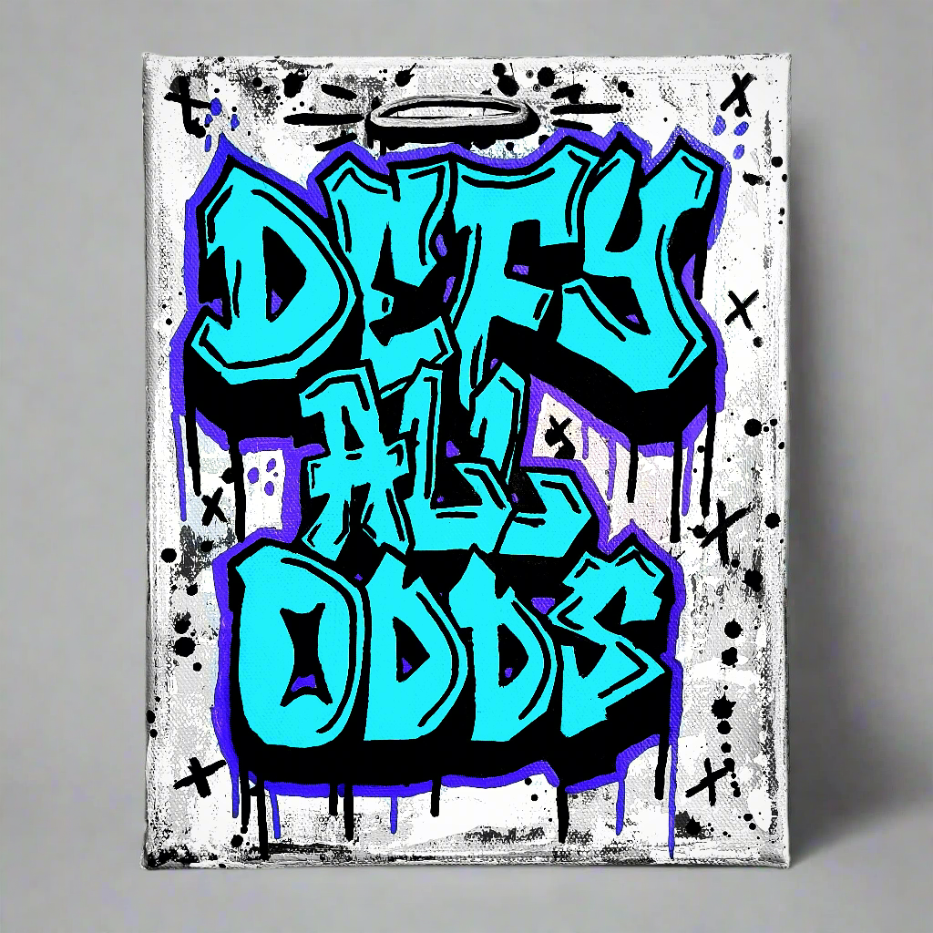"Defy All Odds" by J.Rebel Arts | Urban Art Canvas