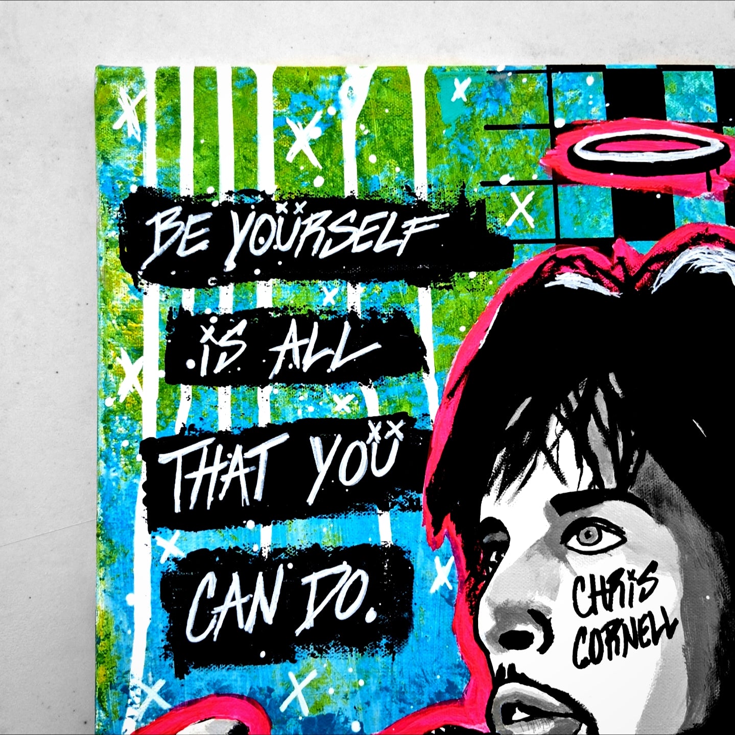 "Chris Cornell (Grunge Art)" | Grunge Art Canvas
