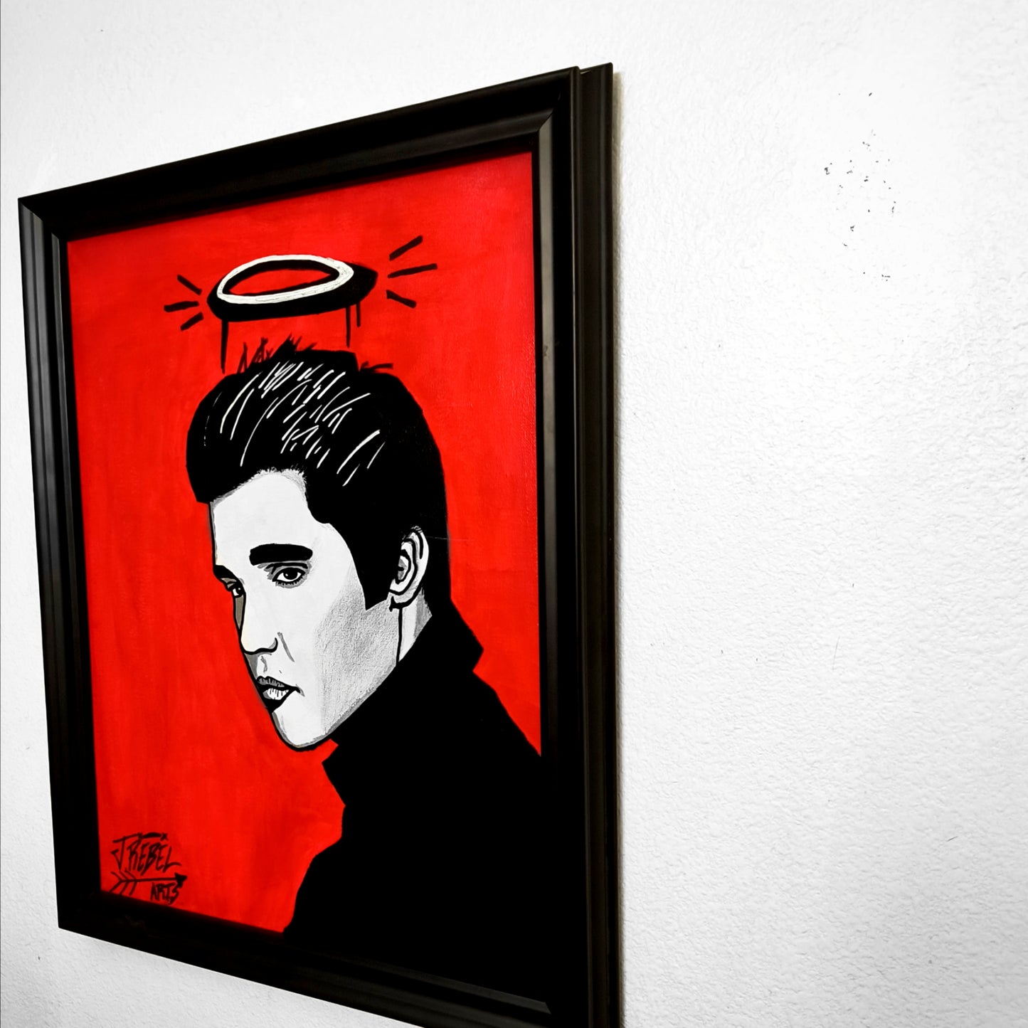 "Elvis Presley" Pop Art Canvas Painting