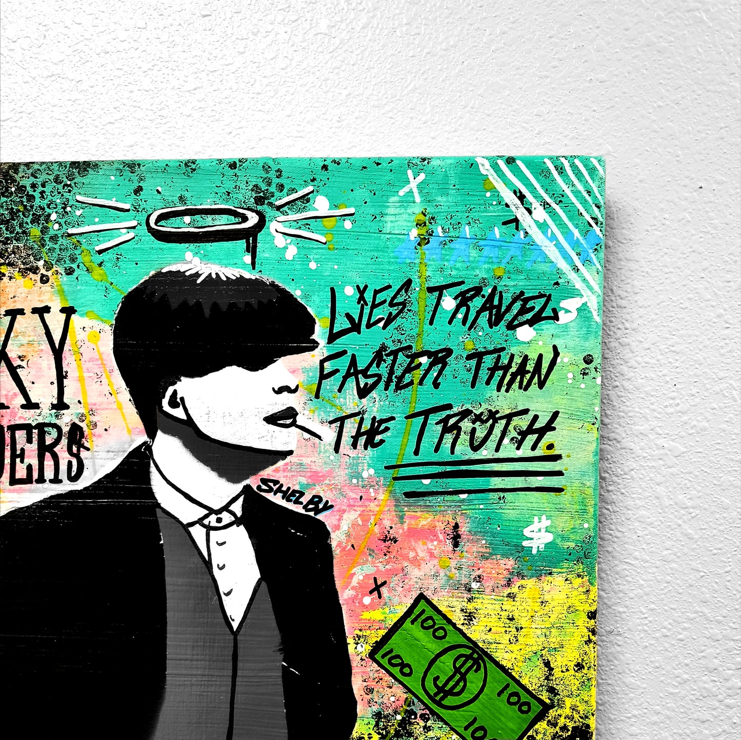 "Tommy Shelby (Peaky Blinders)" Urban Art Canvas