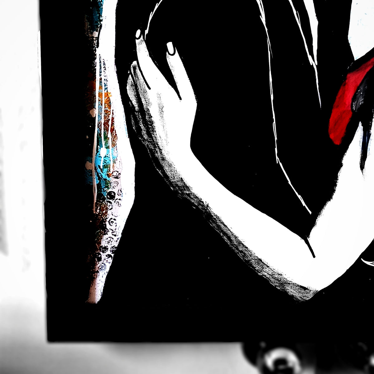 "The Last Dance" | Original Street Art Canvas Painting