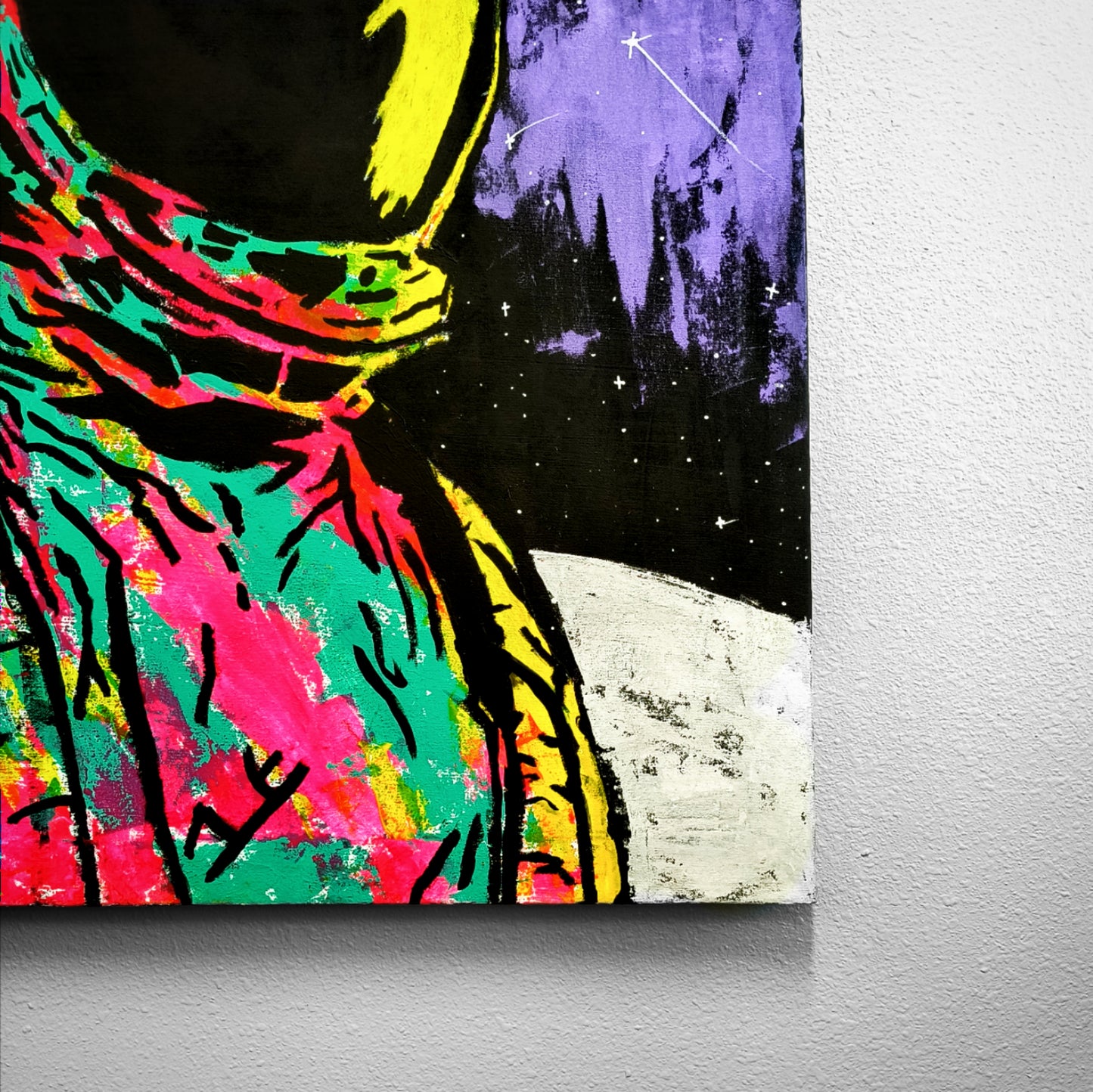 "Spaceman (Pop Art)" Canvas Painting