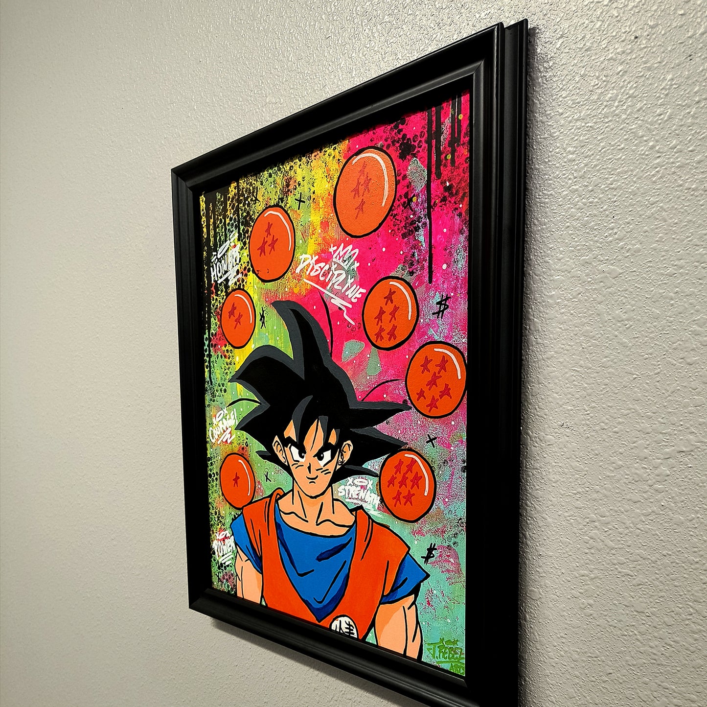 "Son Goku" Pop Art Canvas Painting