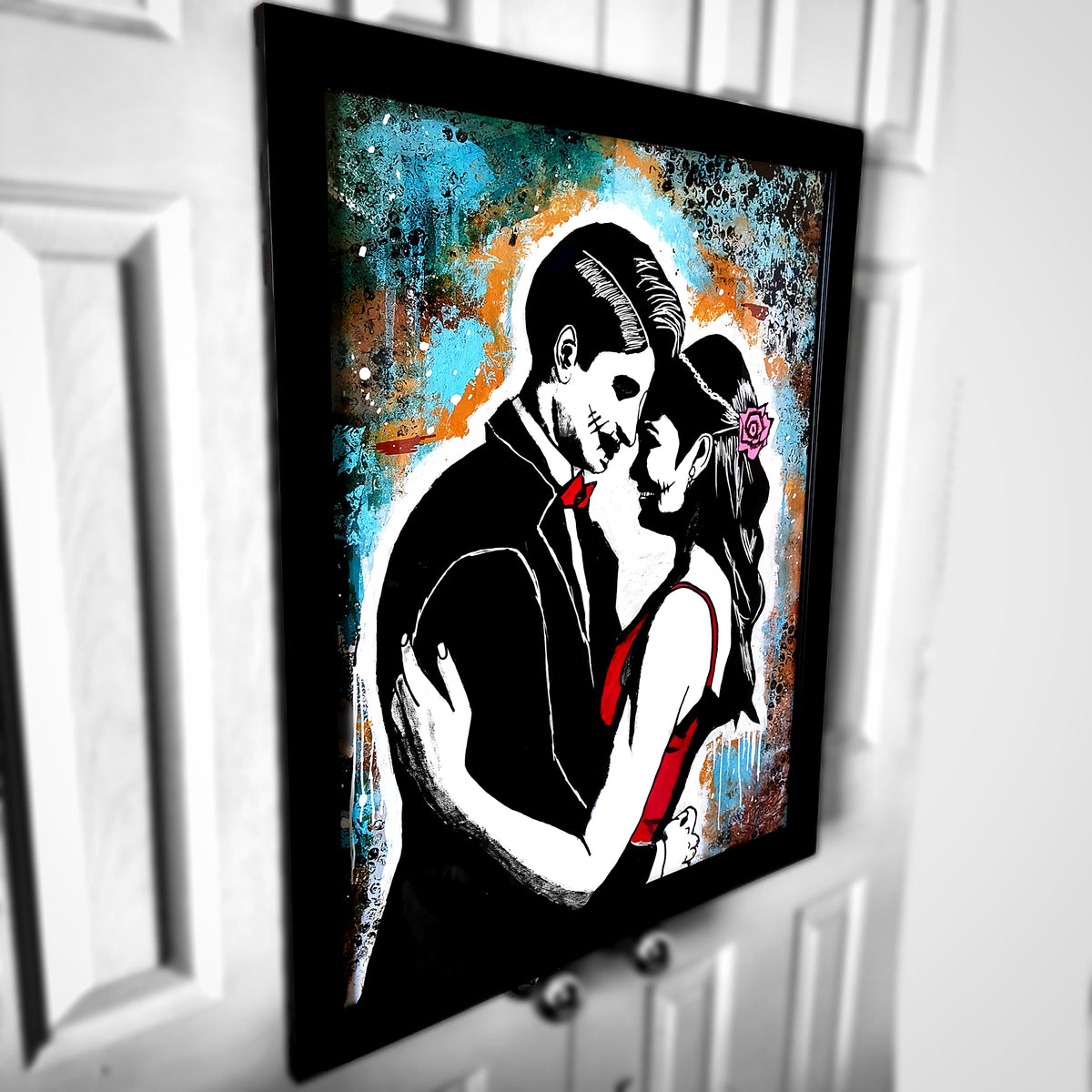 "The Last Dance" | Original Street Art Canvas Painting