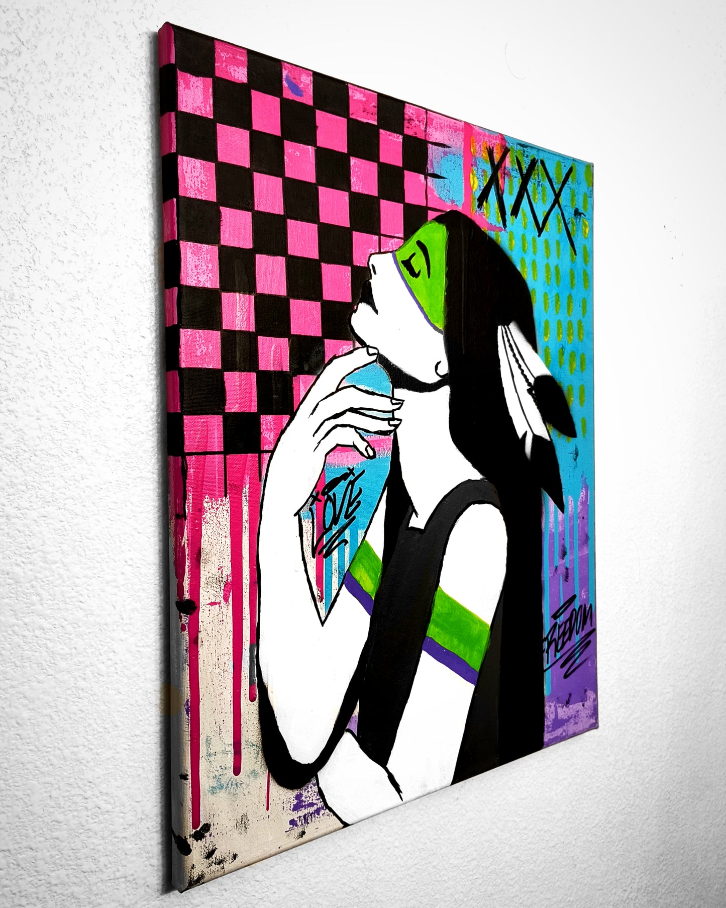 "Myra's Elegence #3" Urban Canvas Art