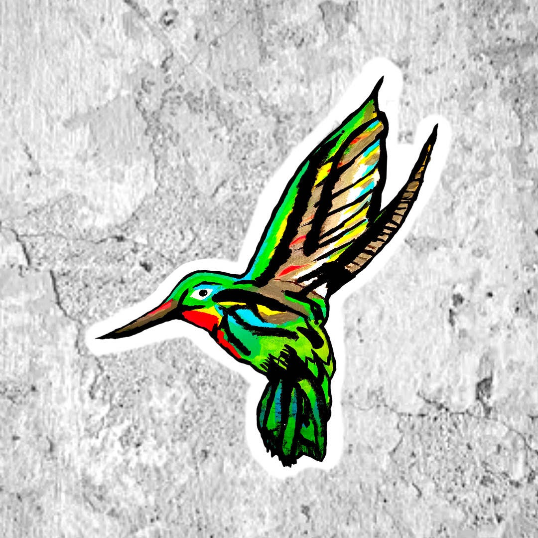 "Colibrí" Mini Sticker