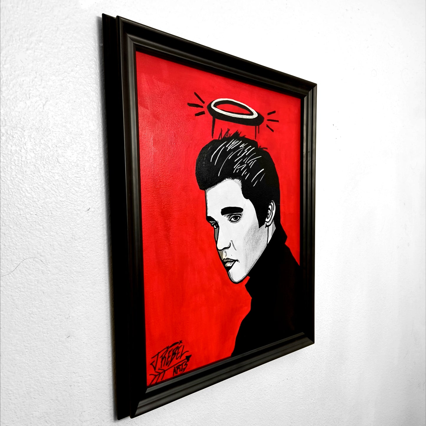 "Elvis Presley" Pop Art Canvas Painting