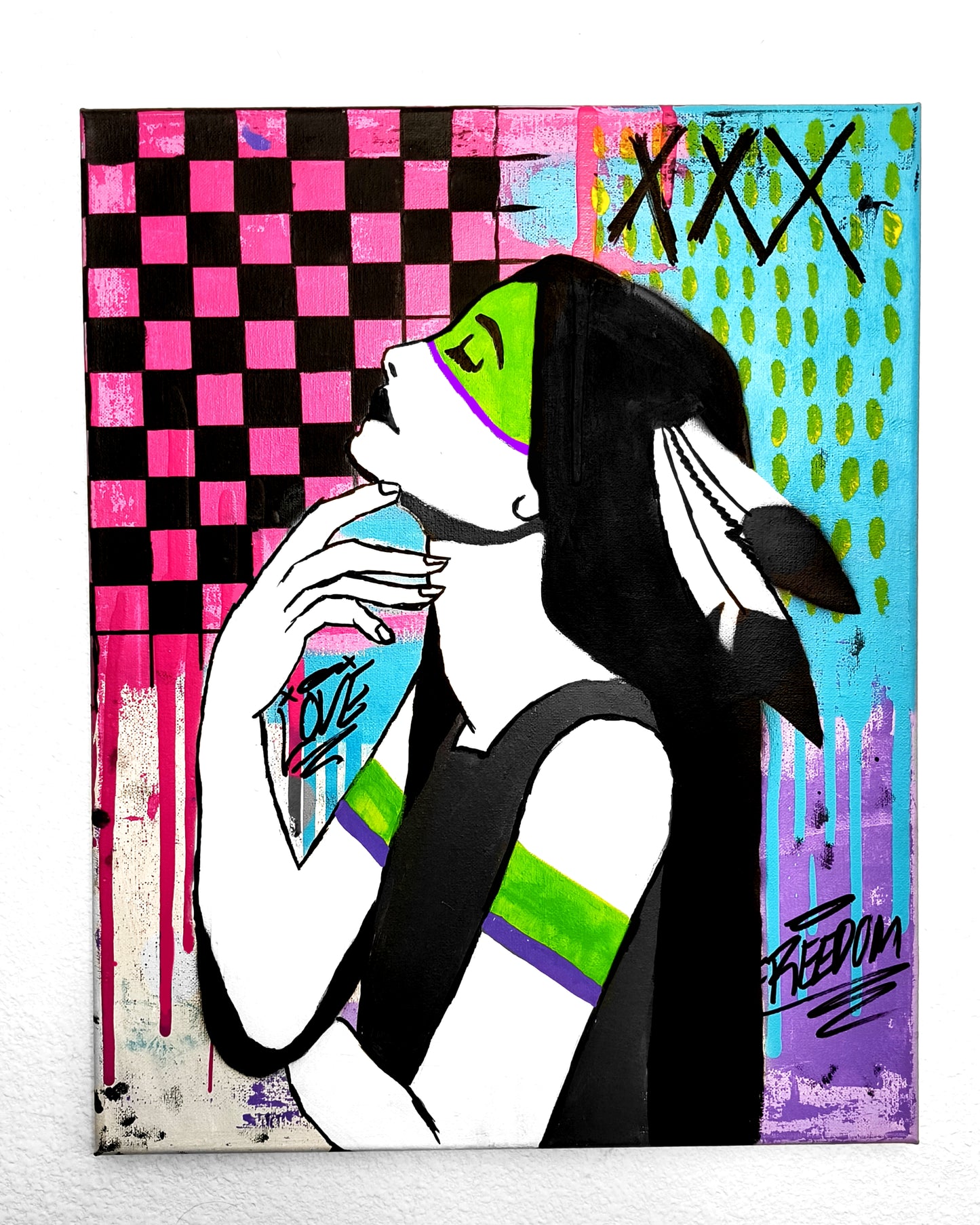 "Myra's Elegence #3" Urban Canvas Art