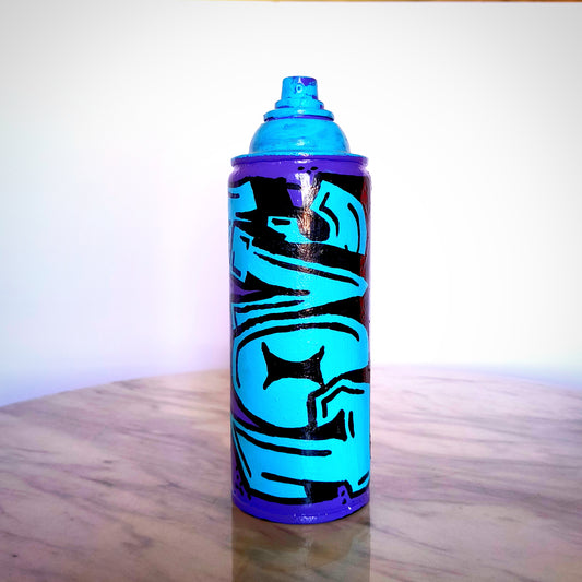 "LOVE" Custom Spray Can (Purple)
