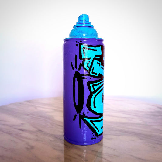 "LOVE" Custom Spray Can (Purple)