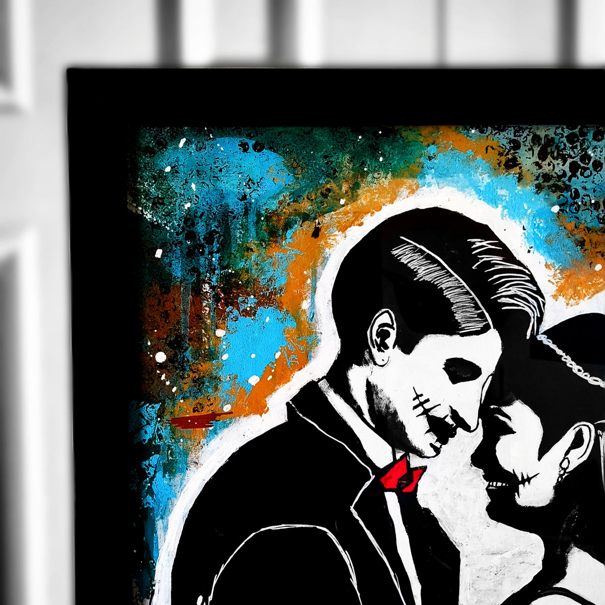 "The Last Dance" | Original Street Art Canvas Painting