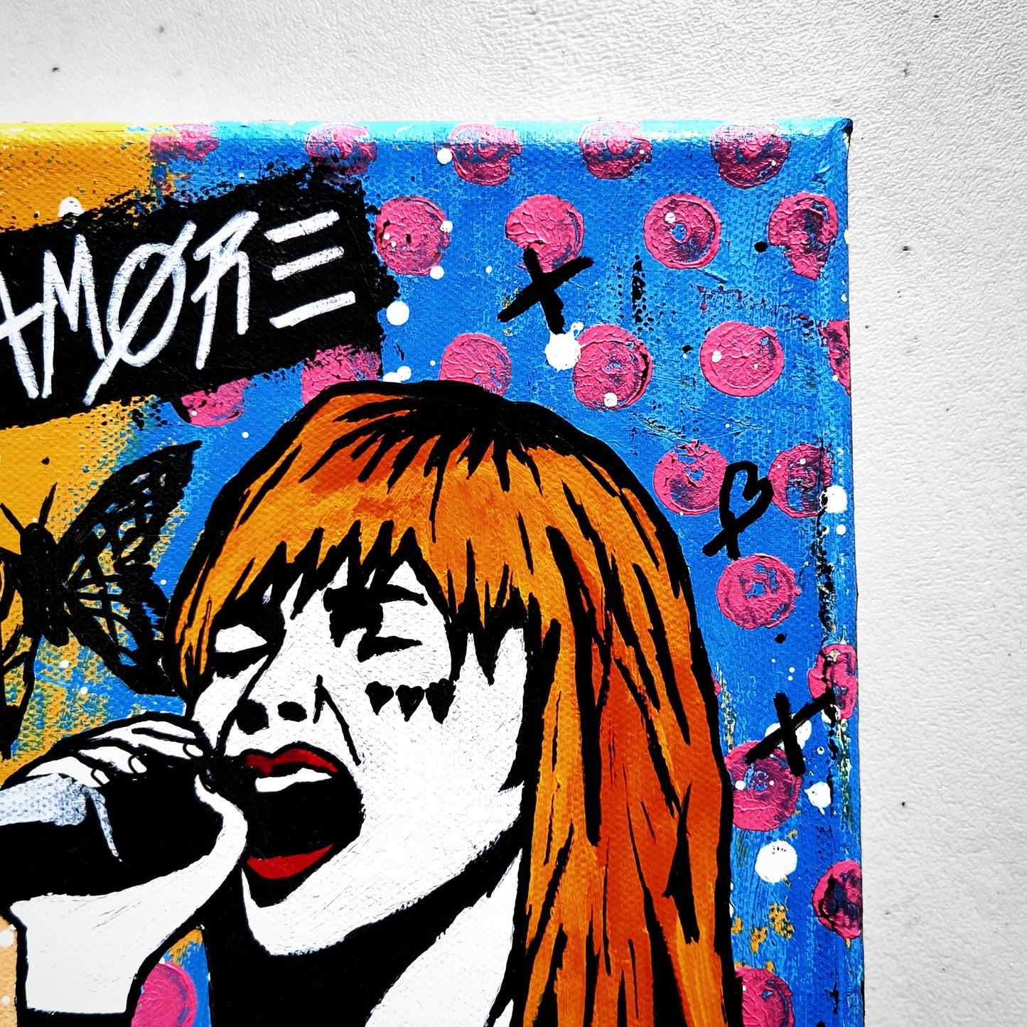 "Hayley Williams (Riot Days)" Pop Art Small Canvas Portrait