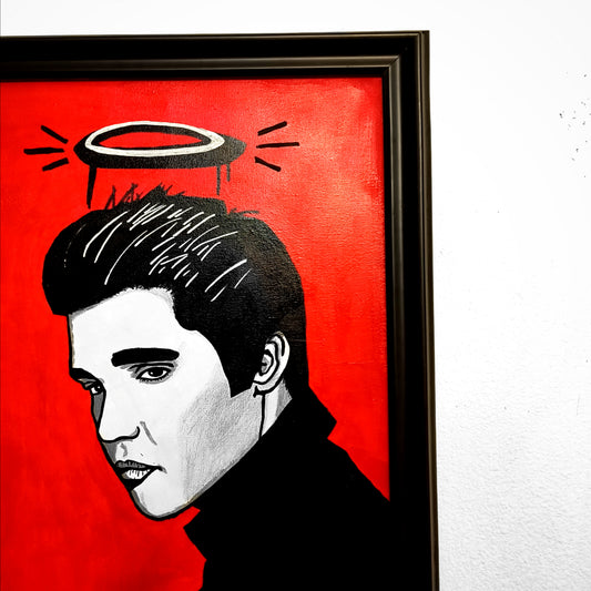 "Elvis Presley" Pop Art Canvas Painting