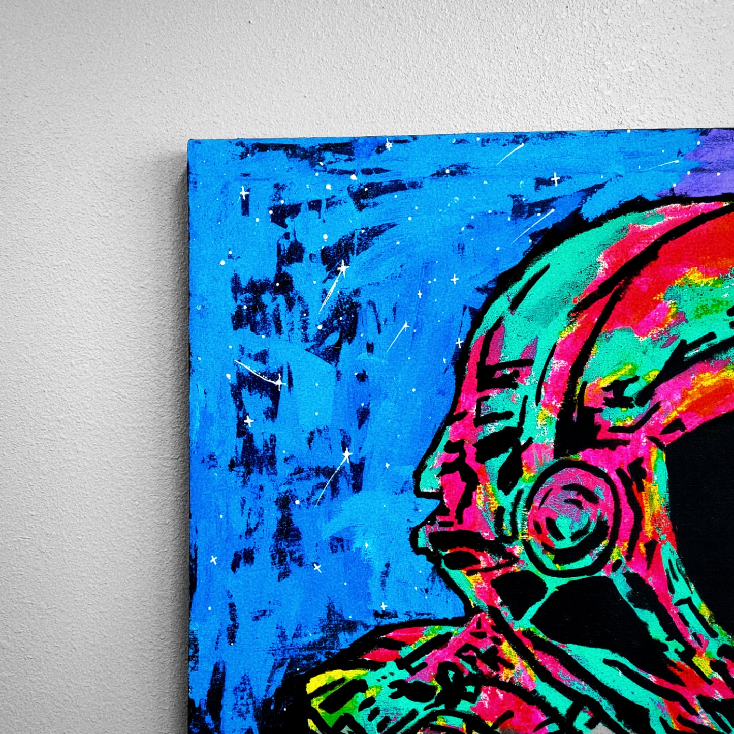 "Spaceman (Pop Art)" Canvas Painting