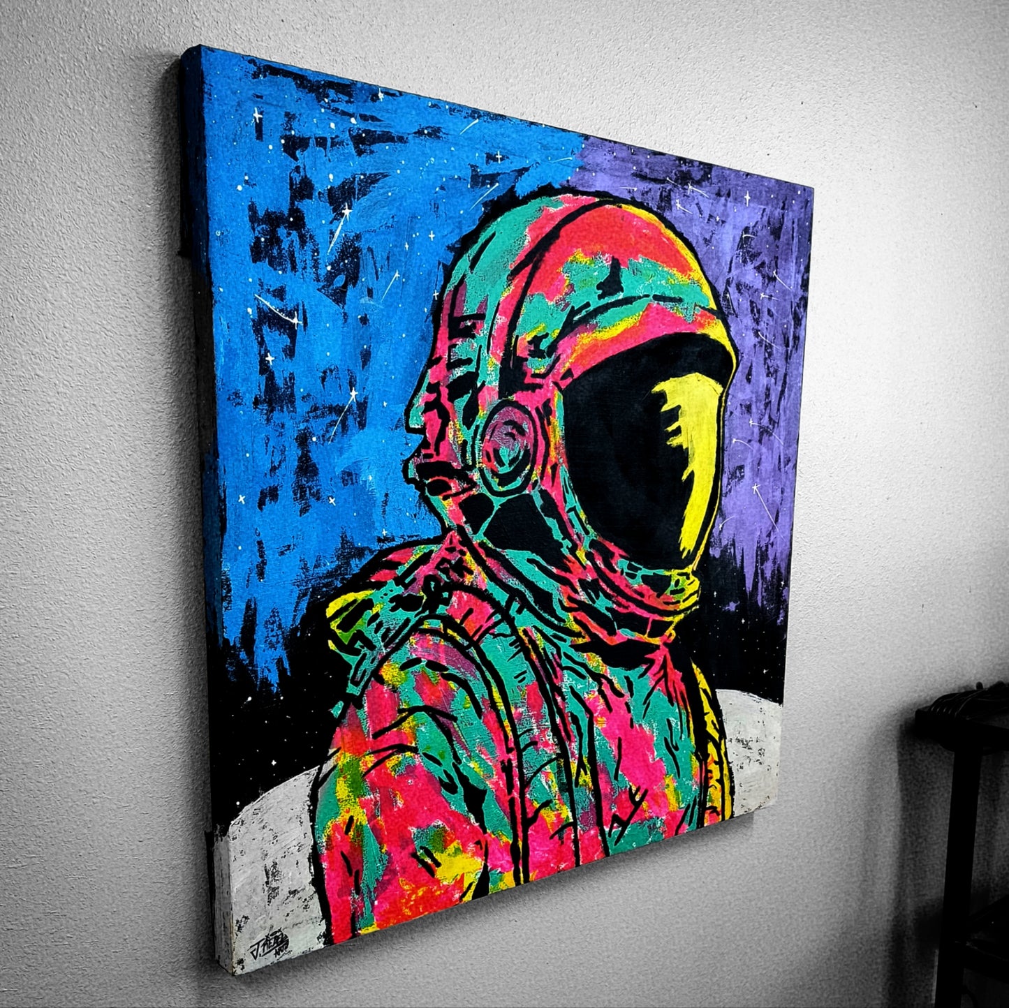 "Spaceman (Pop Art)" Canvas Painting