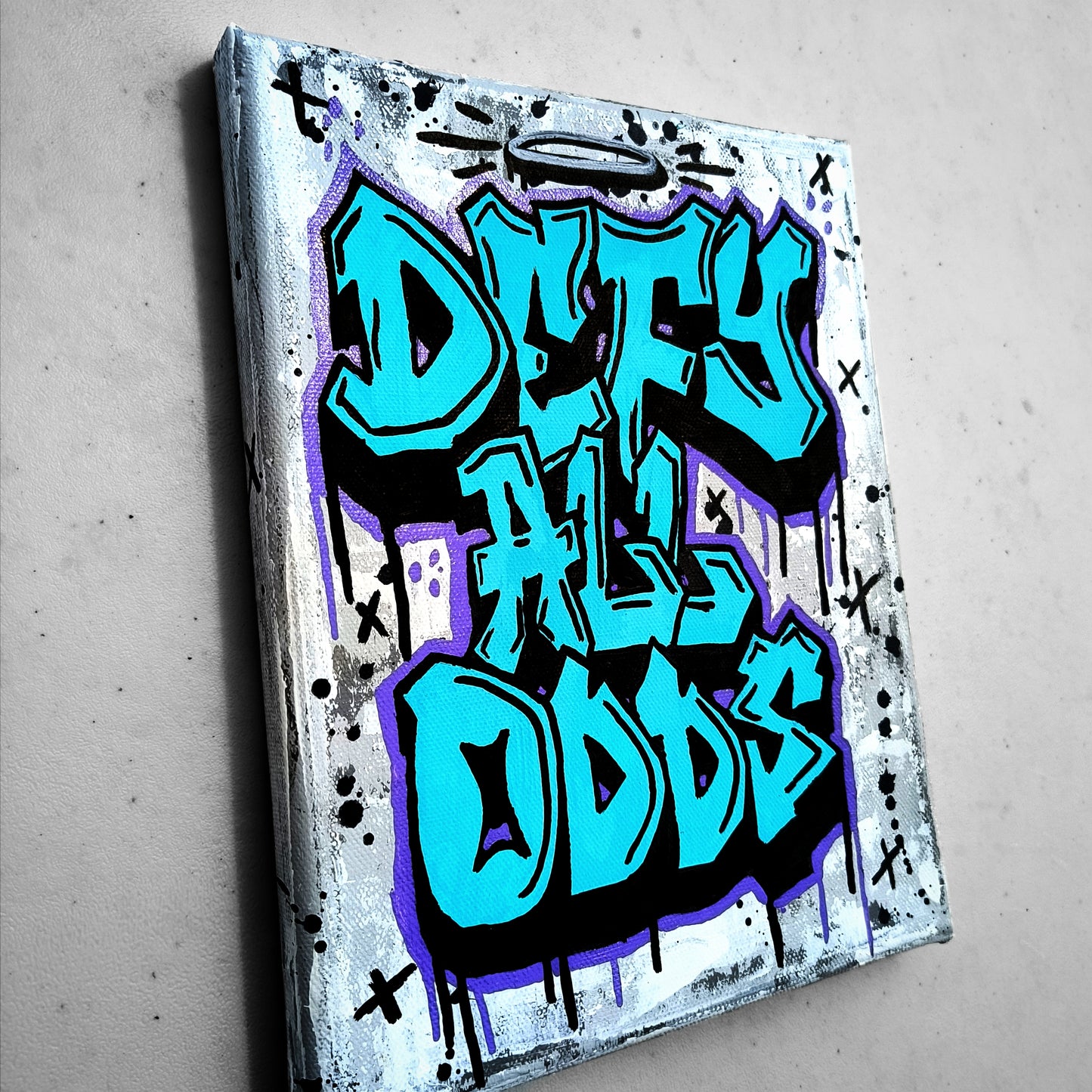 "Defy All Odds" by J.Rebel Arts | Urban Art Canvas