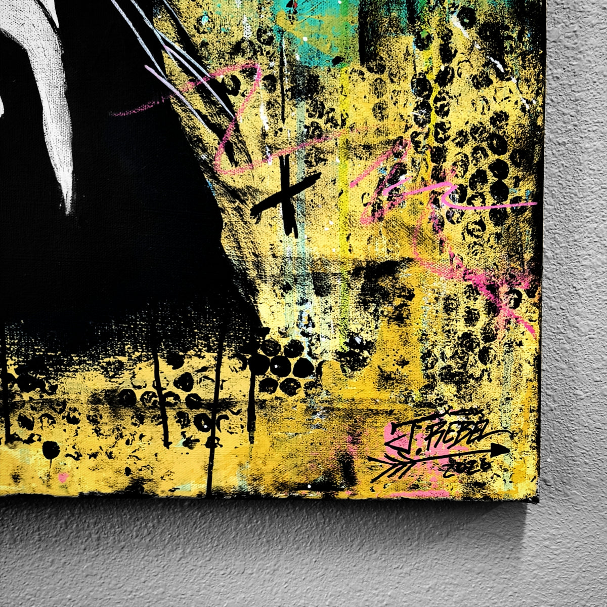 "Something Punk" | Original Punk Art Canvas Painting