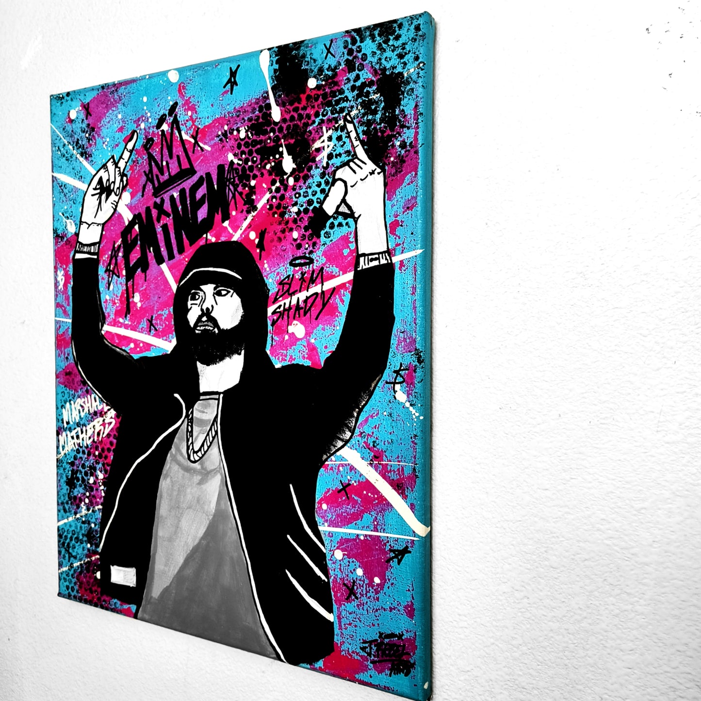 "Eminem" Pop Art Canvas Painting