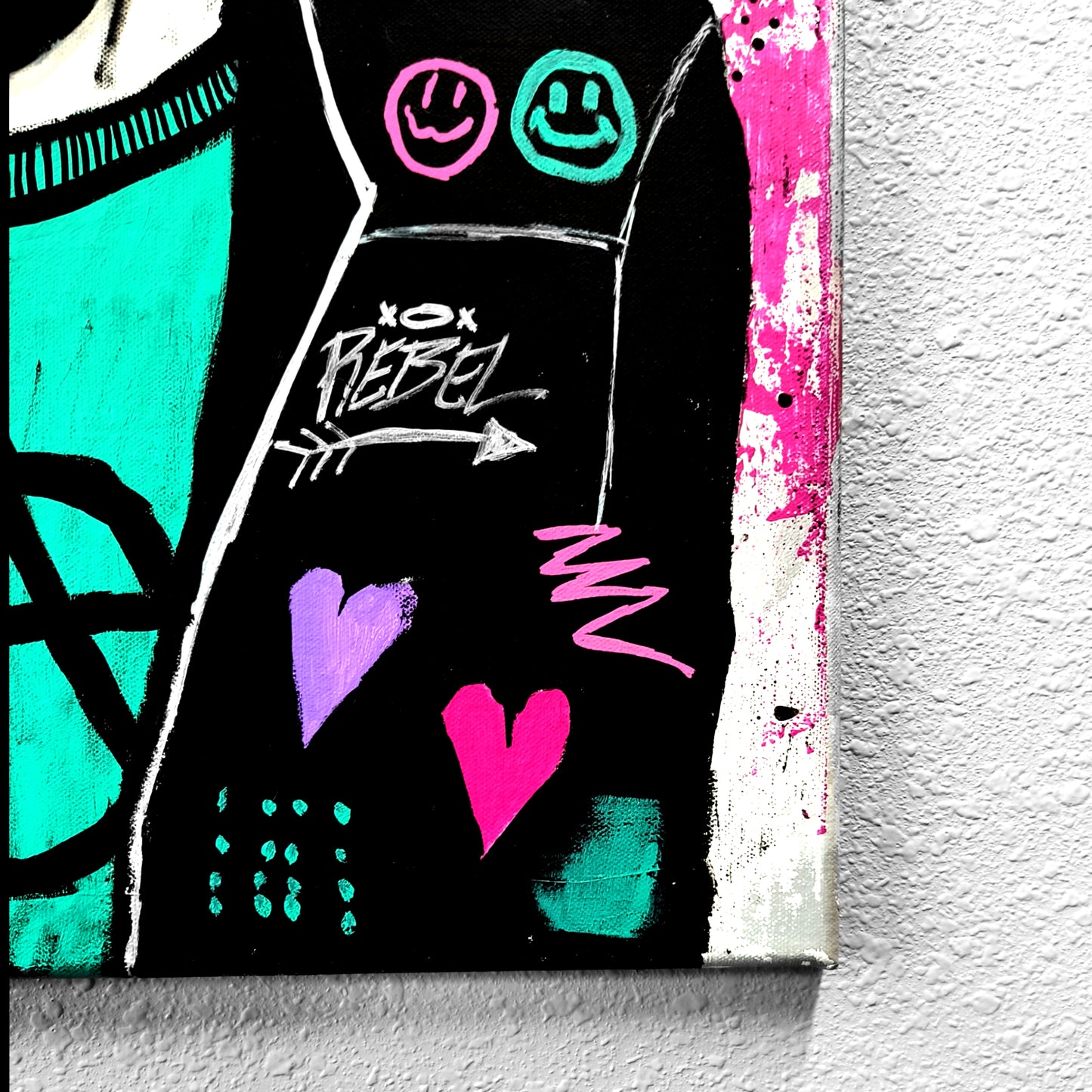 "Taylor Momsen (Punk Art)" Original Canvas Painting