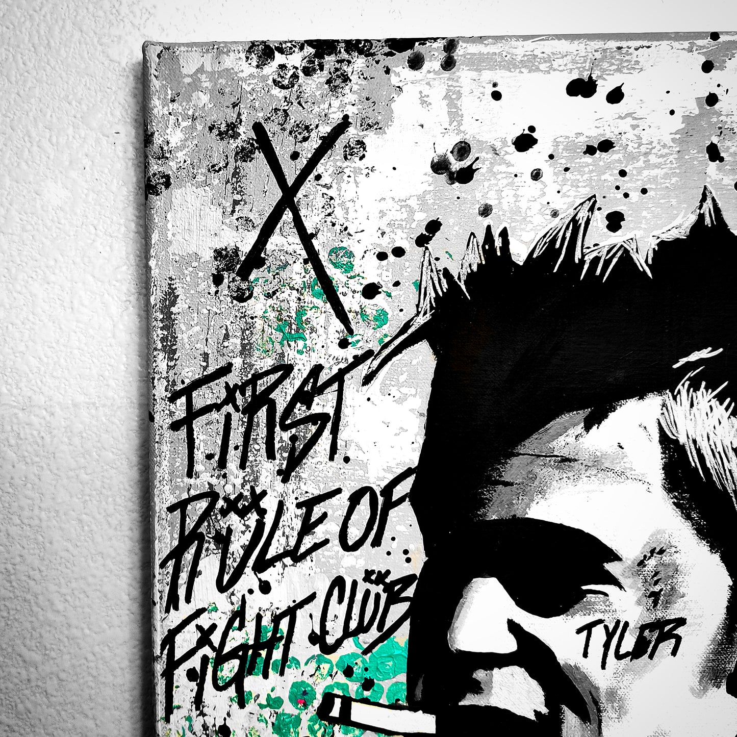 "We don't talk about it (Tyler Durden)" Urban Canvas Art