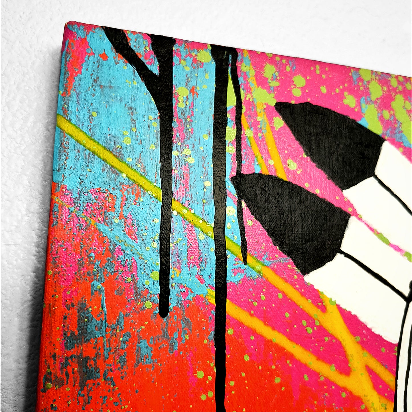 "Native Hayley" Pop Art Canvas Painting