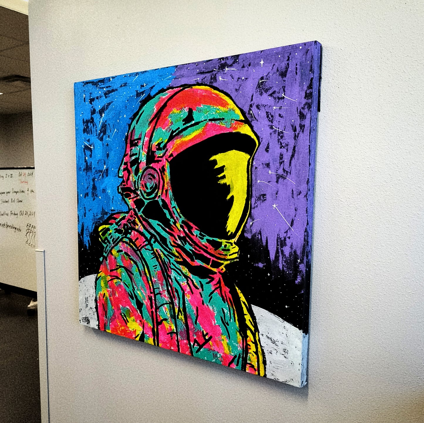 "Spaceman (Pop Art)" Canvas Painting